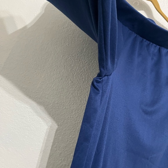 Koolaburra By UGG Cozy Pajama Set Women’s Size M Blue Cropped Wide Leg Pant - Picture 9 of 9